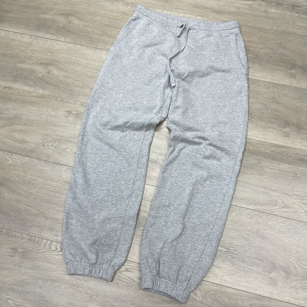 American Giant Terry Style Jogger Sweatpants Grey Sz M Comfy Casual